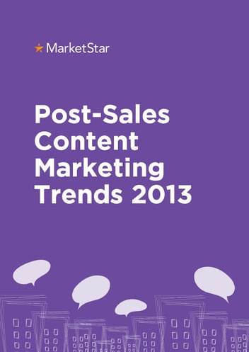 Post-Sales Content Marketing Trends 2013